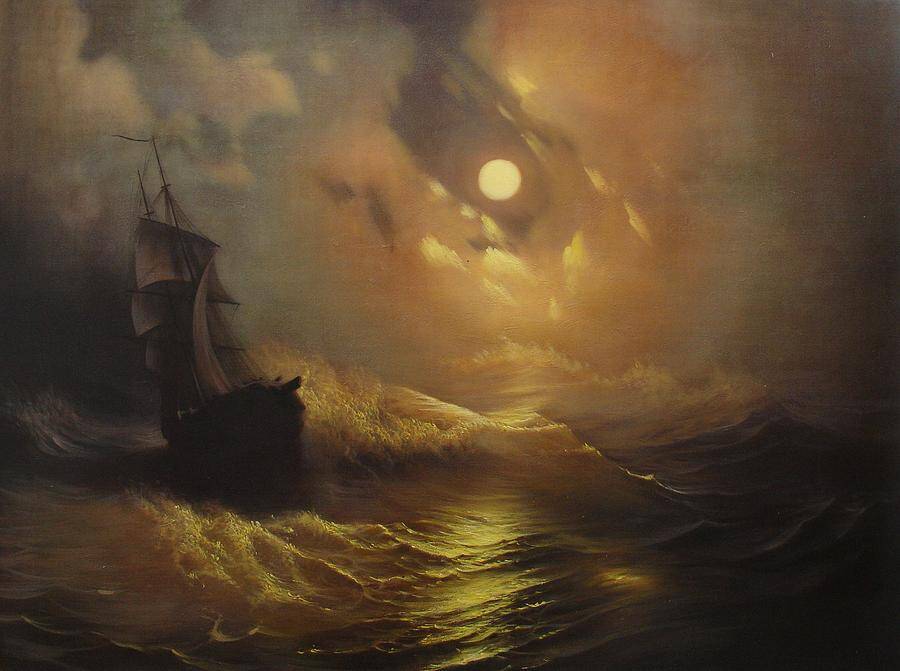 Rembrandt's Ship at Sea