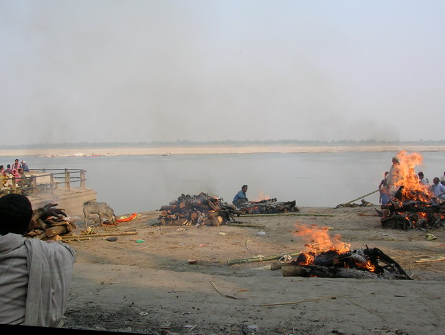 The Burning Ghats at Varanasi