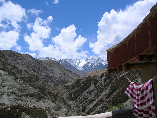 my towel, the Zanskar range