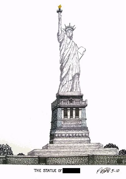 Lady Liberty Redacted